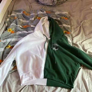 large tennis court cropped zip up